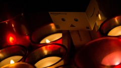 Dark red Candles danboard