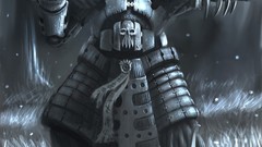 Dark samurai blade armor