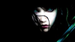 Dark simple eyes woman close-up faces brunettes