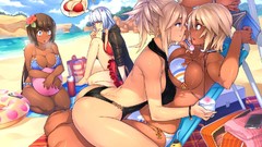 Dark skin anime girls