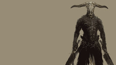 dark souls Capra Demon warrior fantasy art