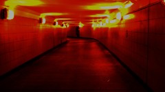 Dark subway tunnels