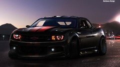 Dark tuning cars chevrolet camaro