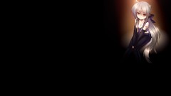 Dark vocaloid white hair