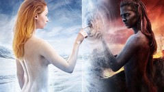 Dark white reflections mirrors good vs evil