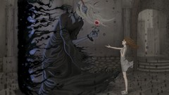 Dark wind roses little girl demons