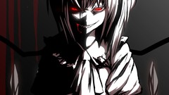 Dark wings teeth blood crystals dress grin Bound Vampires white 