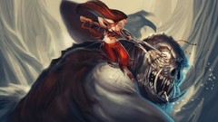 Dark woman blood Monsters paintings fantasy art