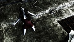 Dark woman fantastic grunge digital art