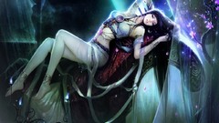 Dark woman fantasy art