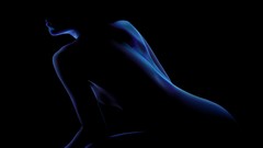 Dark woman nude digital art