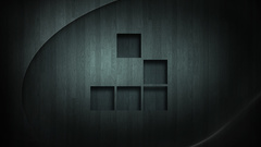 Dark Wood glider minimalistic