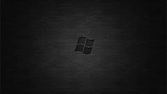 Dark Wood logos minimalistic microsoft windows cutout