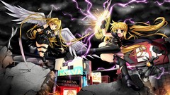 Darkness Anime anime girls mahou shoujo lyrical nanoha 