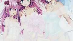 Darkness Anime Venus pink hair anime girls lala satalin 