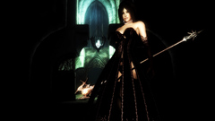 Darkness black girl woman dress mystic