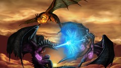 Darkness Dragons fantasy art wrath