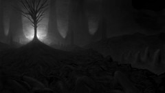 Darkness paintings creepy