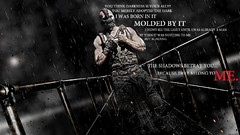 Darkness rain Batman text Typography lies shadows tom hardy 