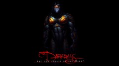 Darkness Typography black background comics Jackie Estacado Top 