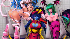 Darkstalkers nekomimi animal ears