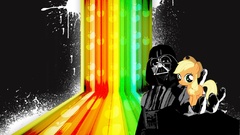 Darth Vader multicolor my little pony Applejack