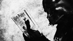 Darth Vader reading funny