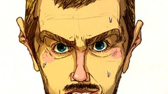 David Beckham soccer artwork character illustration