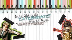 David tennant Typography dalek