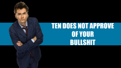 David tennant Typography Doctor