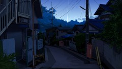 Dawn Japan Anime Tokyo streets cityscapes