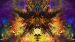 Dawn patterns abstract kaleidoscope psychedelic colors 