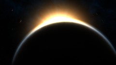 Dawn science fiction outer space cosmic