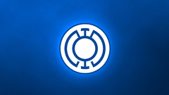 Dc comics logos Blue