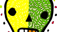 Dead skull Art day poster The Pop