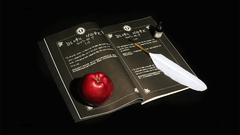 Death apple note Book feather