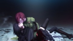 Death blood Anime kissing anime girls models mahou tsukai no 