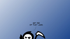 Death grim Reaper cartoonish