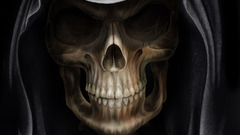 Death grim Reaper skull