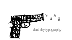 Death Guns Typography