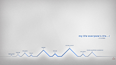 Death minimalistic text houses