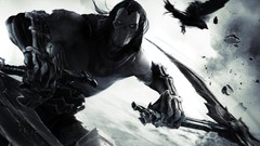 Death monochrome darksiders darksiders 2 artwork video games 