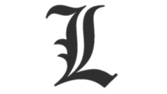 Death note minimalistic text