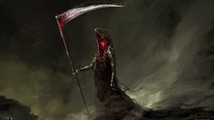 Death Reaper shadows scythe fantasy art grim reapers