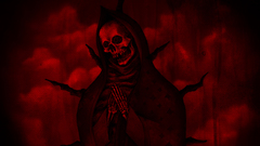Death red skeletons