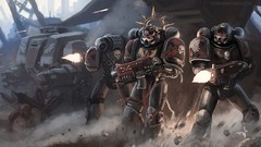 Death squad Space Marines artwork warhammer 40k