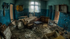 Decay interior HDR Photography