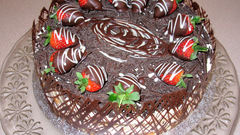 Delicious cake food high