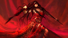 Dementia red fantasy artwork