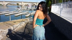 Denise milani cleavage huge boobs